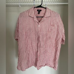 Striped button up